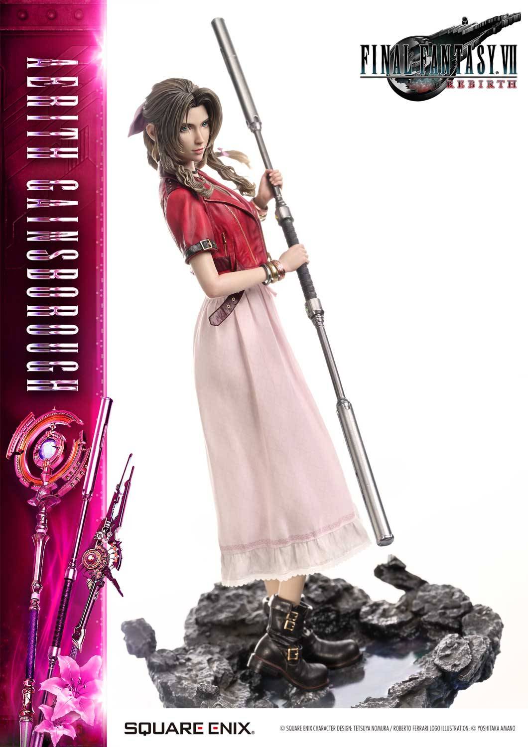 Square Enix Final Fantasy VII Rebirth Aerith Gainsborough Statue
