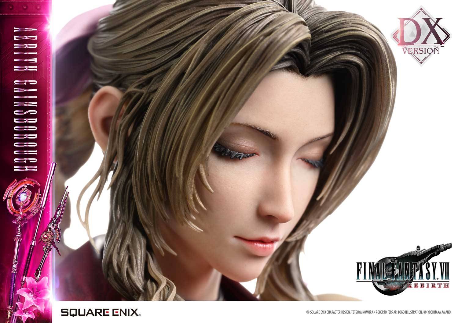 Square Enix Final Fantasy VII Rebirth Aerith Gainsborough Statue