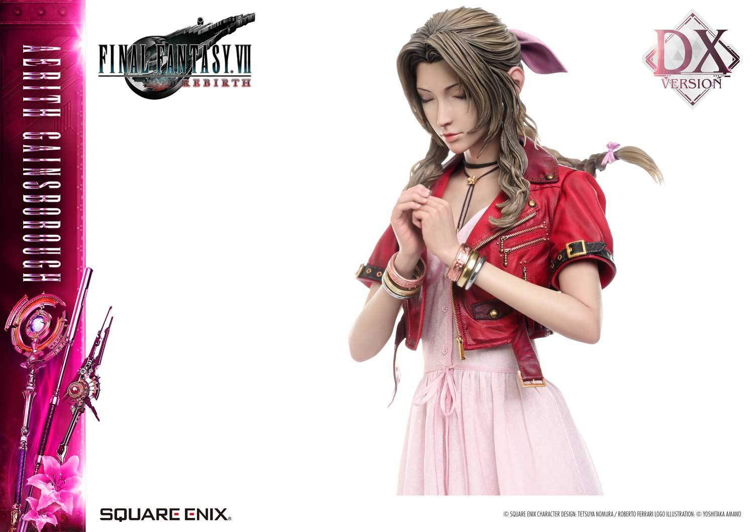 Square Enix Final Fantasy VII Rebirth Aerith Gainsborough Statue