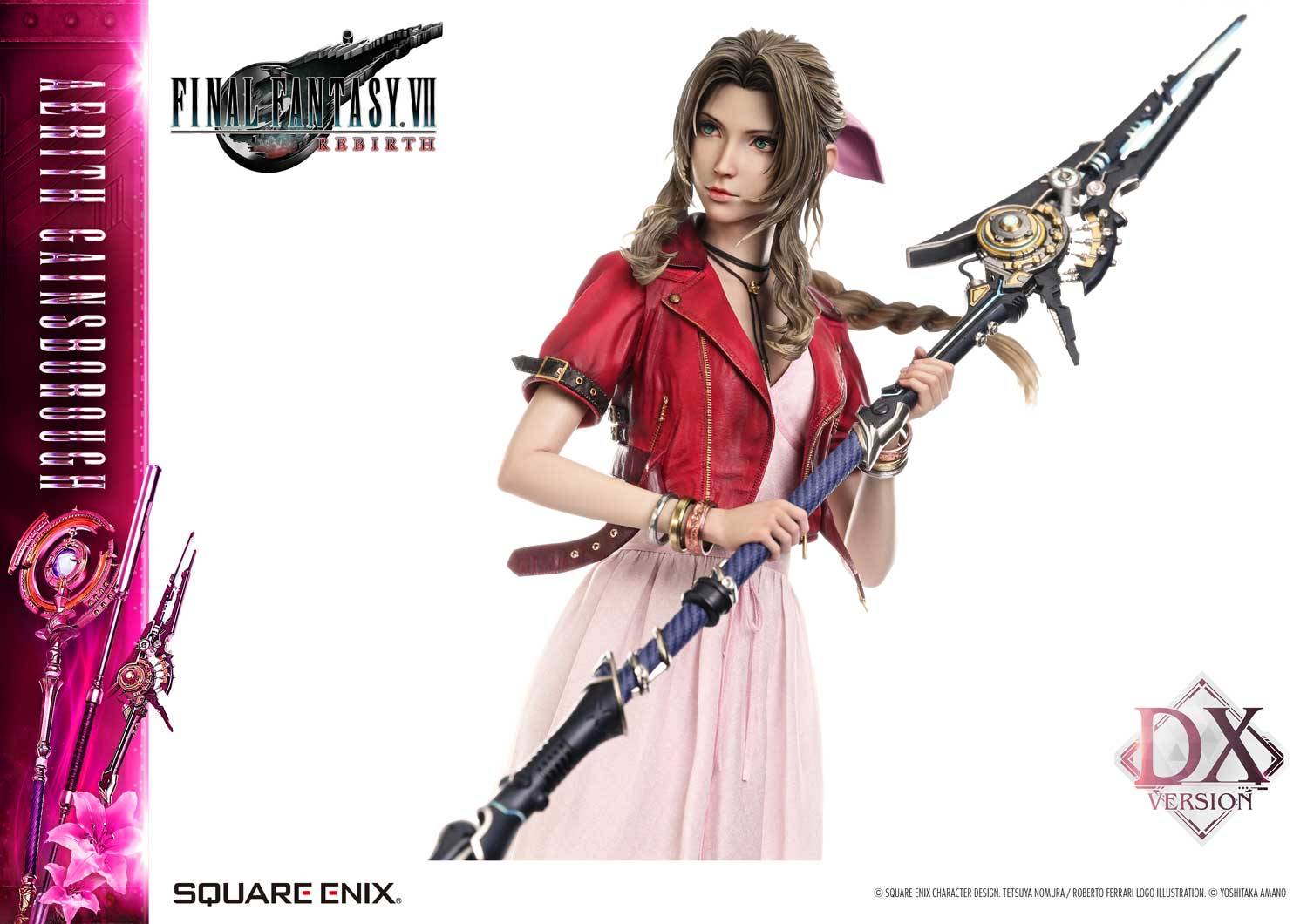 Square Enix Final Fantasy VII Rebirth Aerith Gainsborough Statue