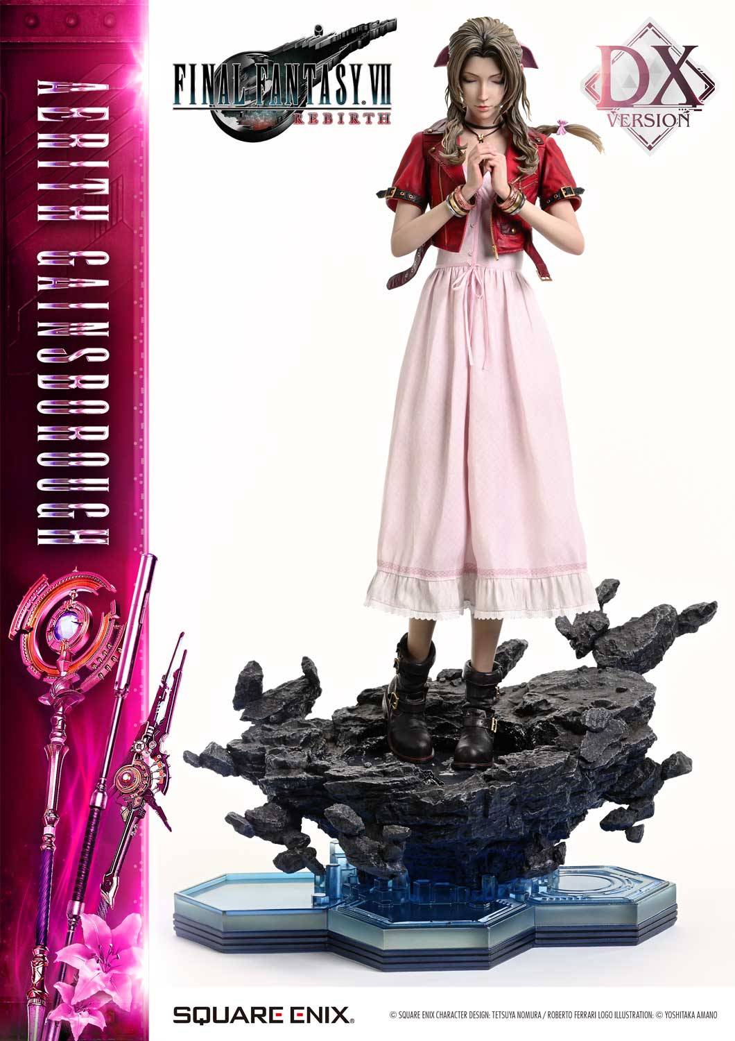 Square Enix Final Fantasy VII Rebirth Aerith Gainsborough Statue