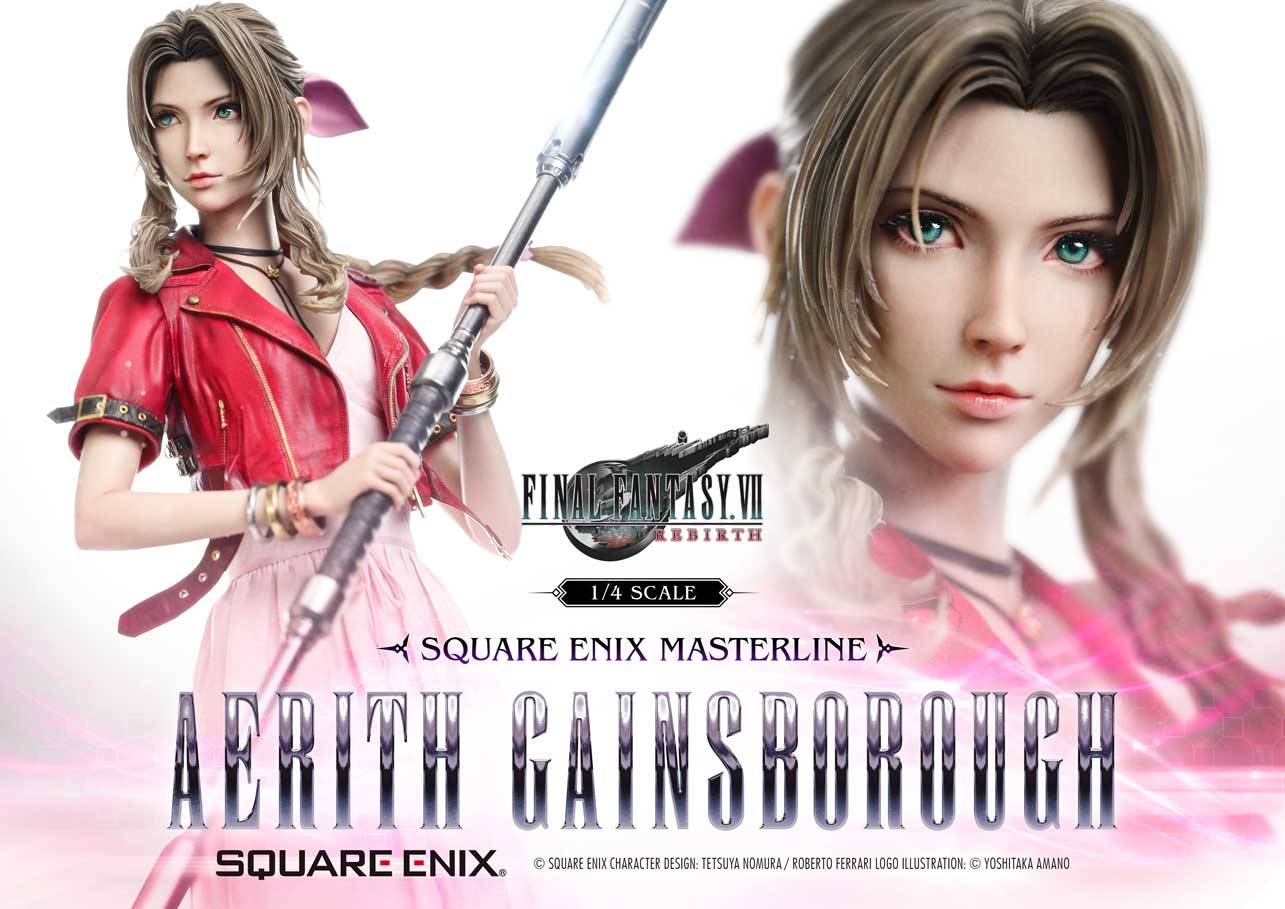 Square Enix Final Fantasy VII Rebirth Aerith Gainsborough Statue