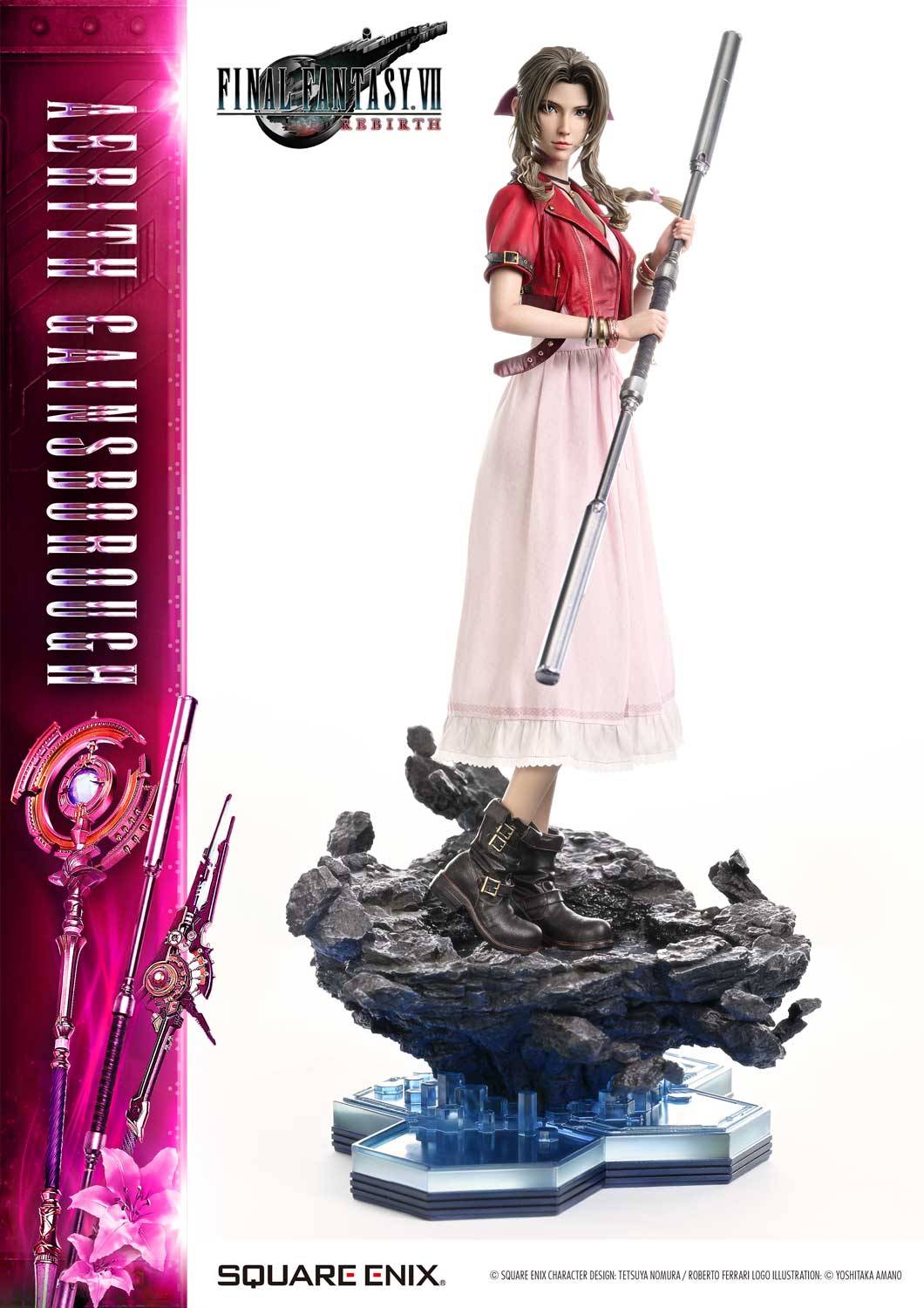 Square Enix Final Fantasy VII Rebirth Aerith Gainsborough Statue