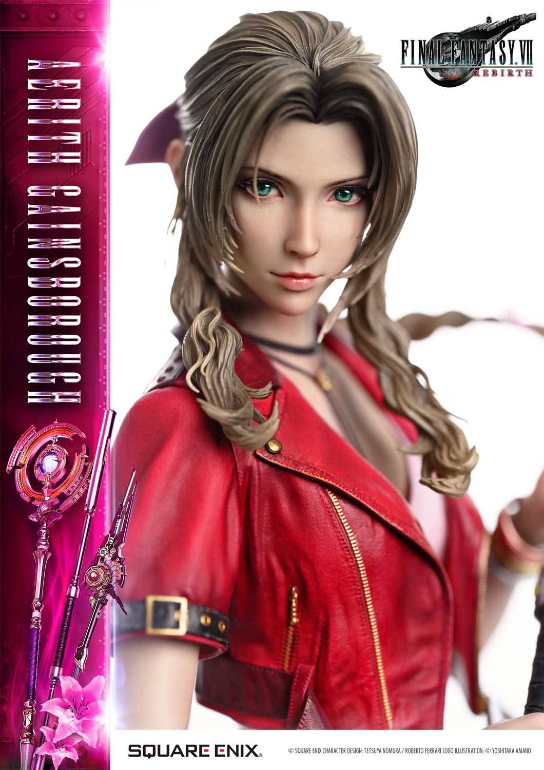 Square Enix Final Fantasy VII Rebirth Aerith Gainsborough Statue