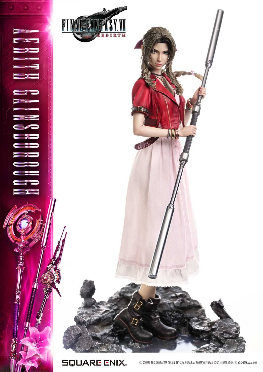 Square Enix Final Fantasy VII Rebirth Aerith Gainsborough Statue