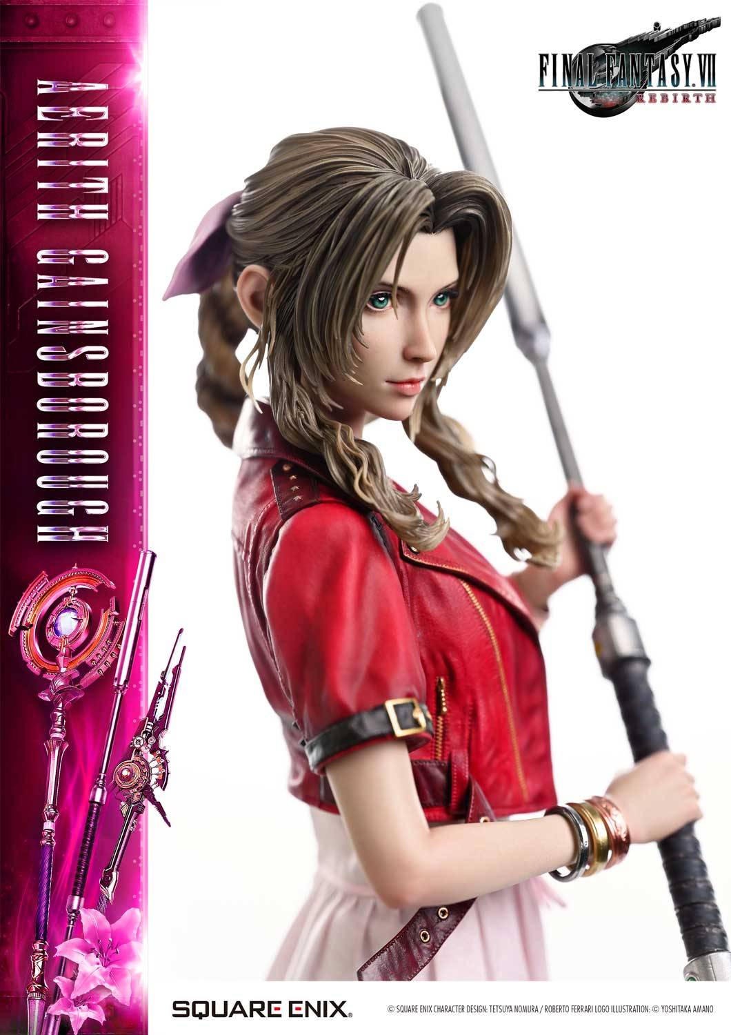 Square Enix Final Fantasy VII Rebirth Aerith Gainsborough Statue
