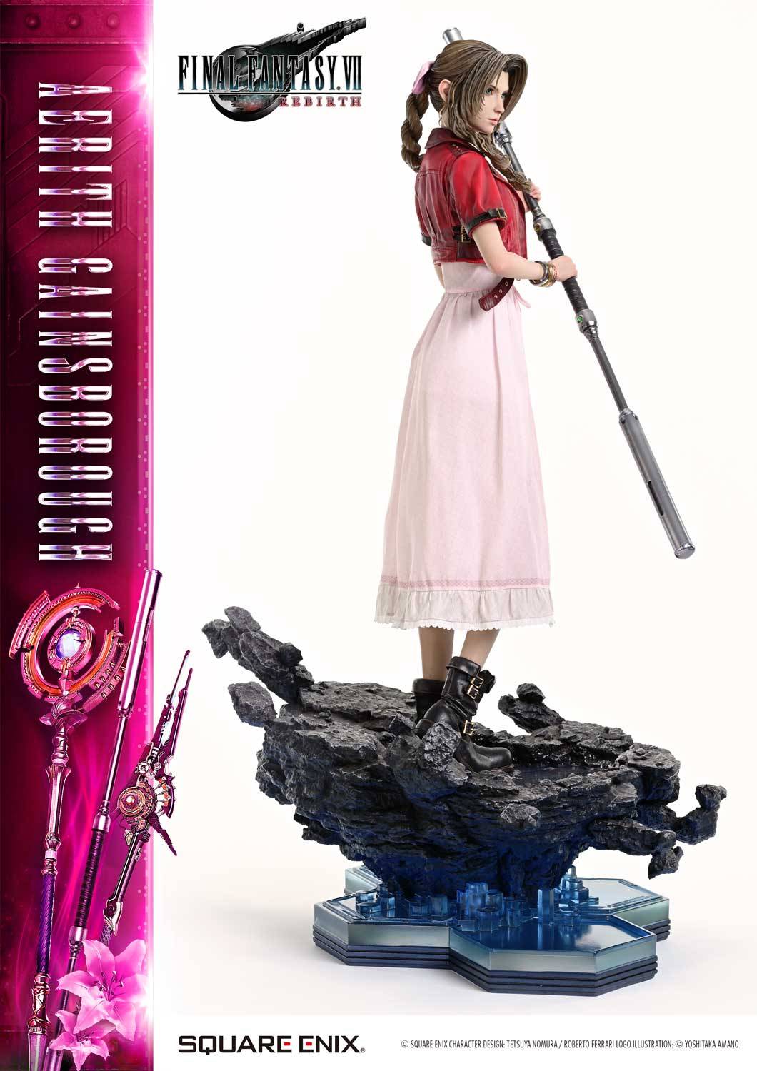 Square Enix Final Fantasy VII Rebirth Aerith Gainsborough Statue