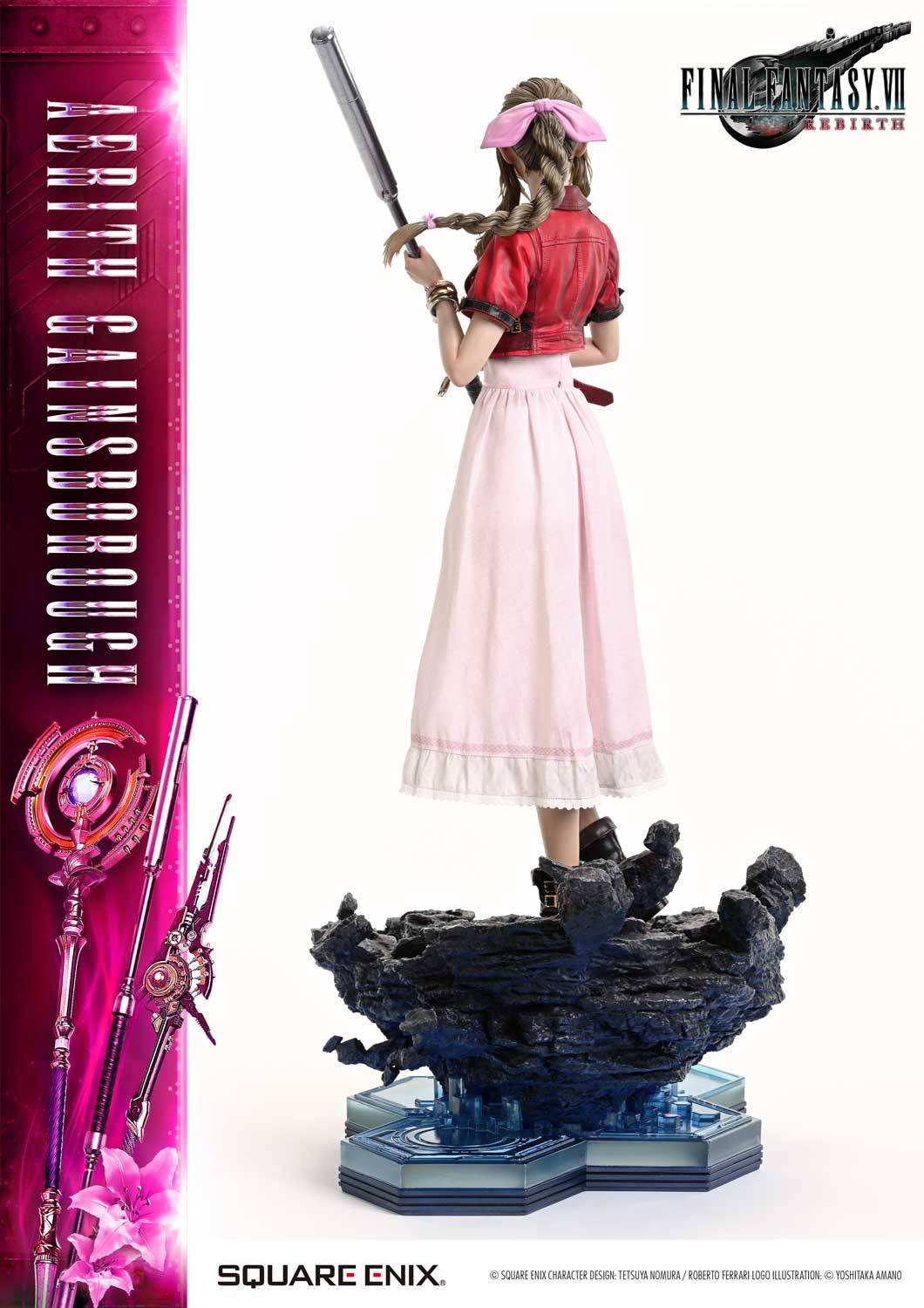 Square Enix Final Fantasy VII Rebirth Aerith Gainsborough Statue