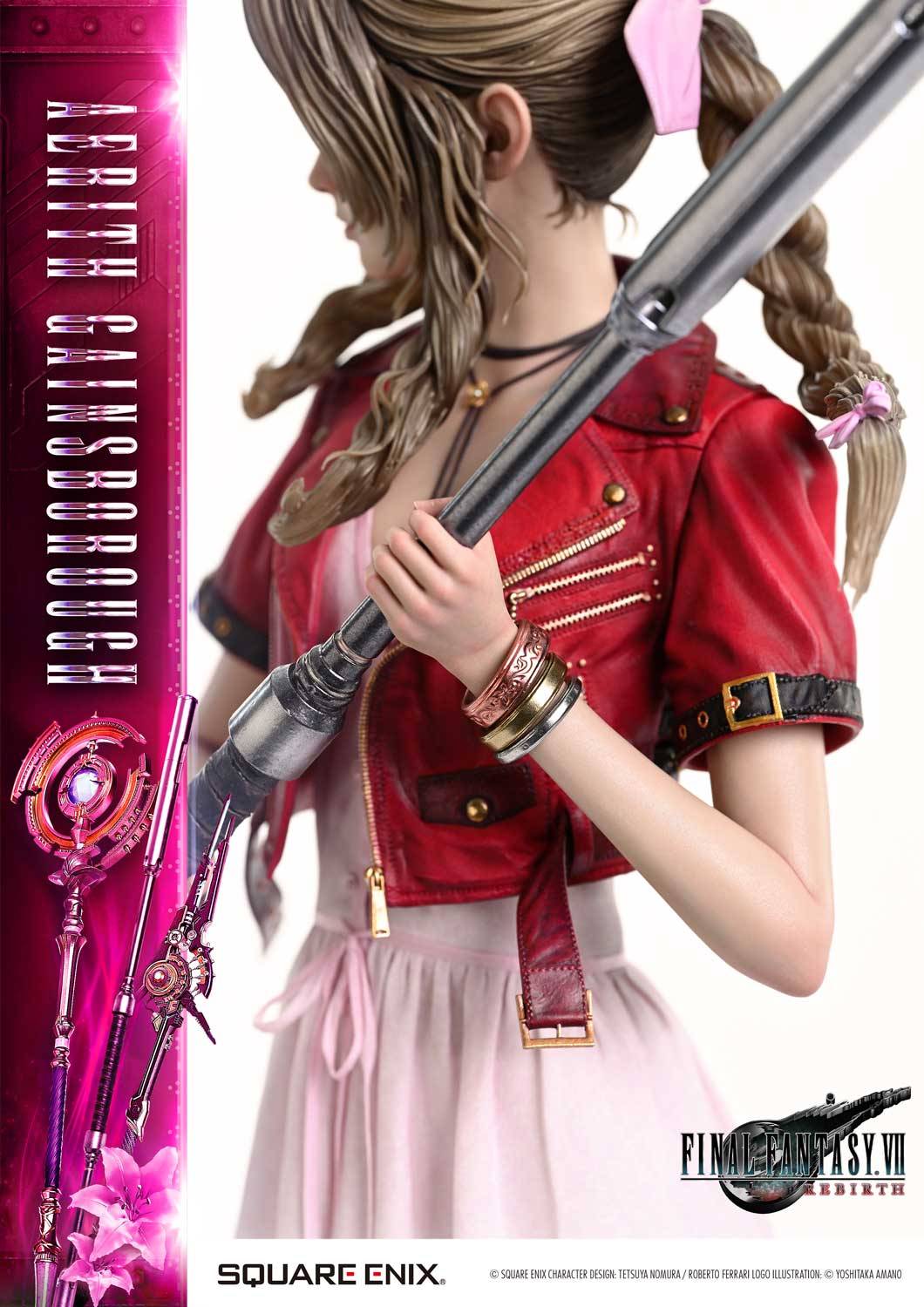 Square Enix Final Fantasy VII Rebirth Aerith Gainsborough Statue