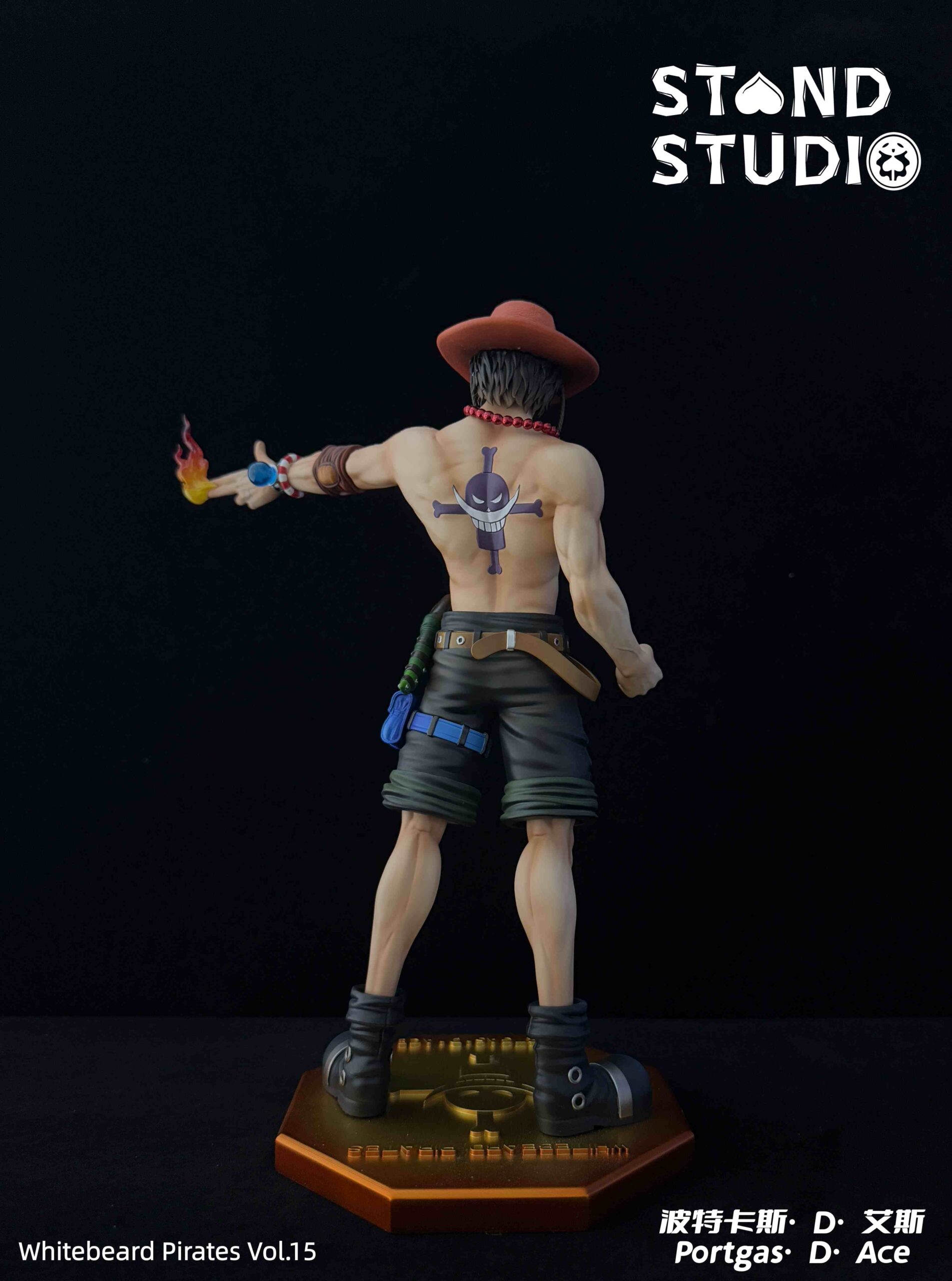 Stand Studio One Piece Ace Statue