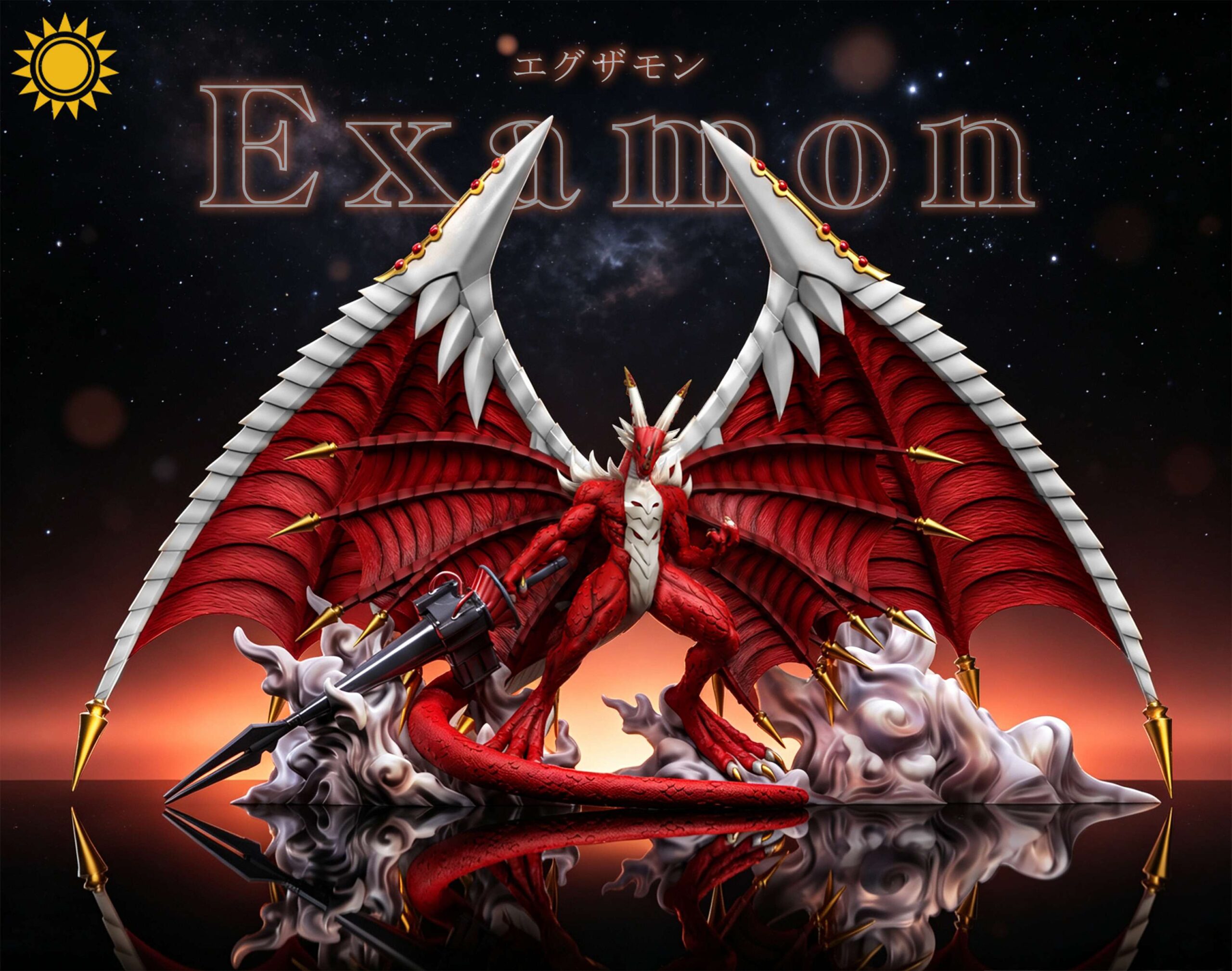 Sun Toys Digimon Examon Statue