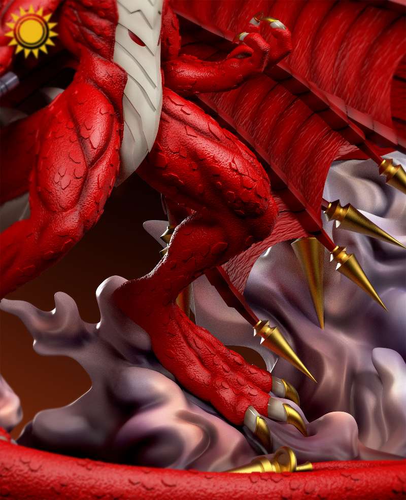 Sun Toys Digimon Examon Statue