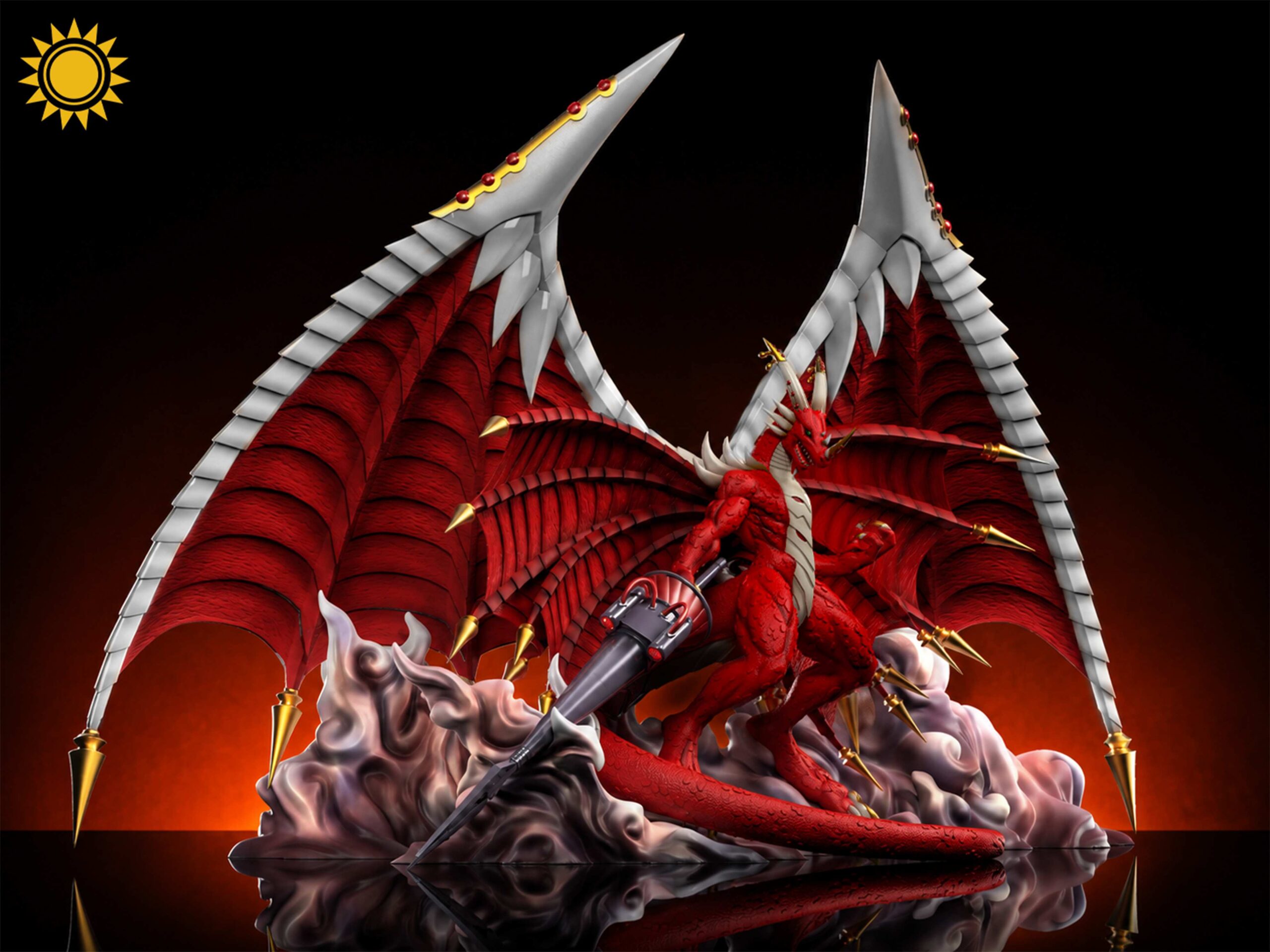 Sun Toys Digimon Examon Statue