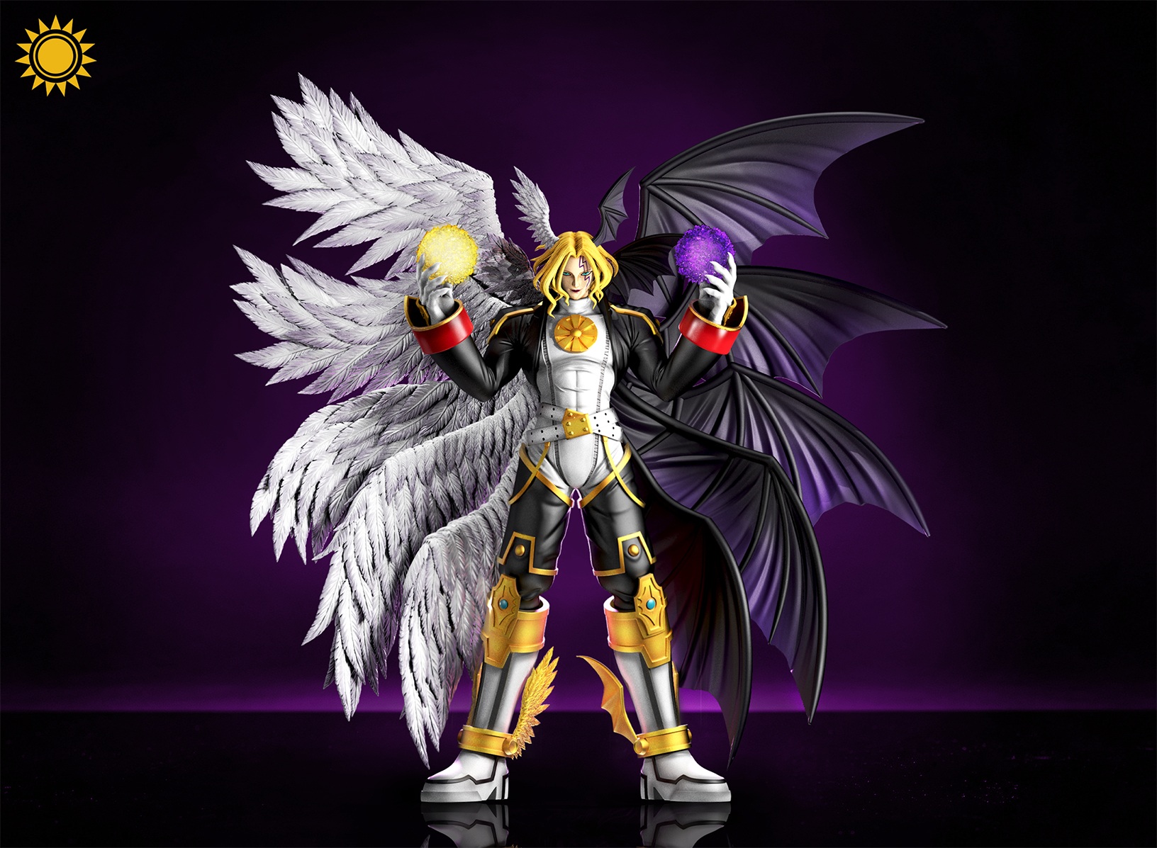Sun Toys Studio Digimon Lucemon Statue