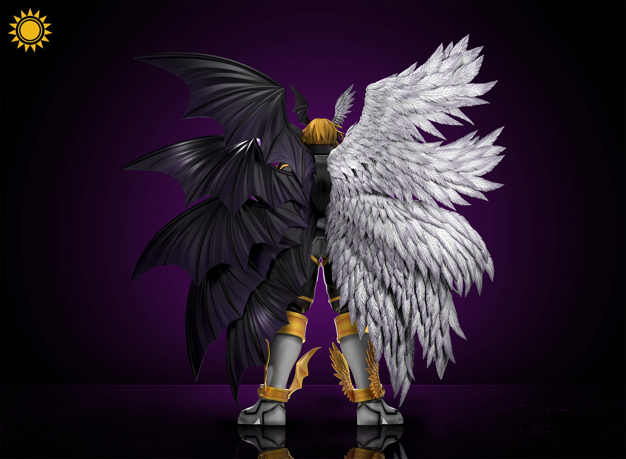 Sun Toys Studio Digimon Lucemon Statue