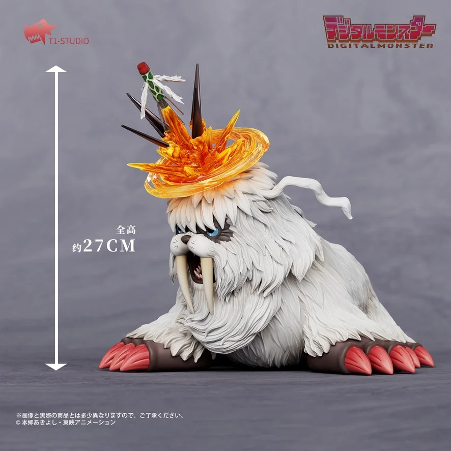 T1 studio Digimon Ikkakumon Statue