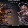 THE ONE THE ONLY Attack on Titan Attack Titan Eren Yeager & Female Titan Annie Leonhart Statue