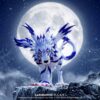 TriROOT Studio Digimon Garurumon Statue