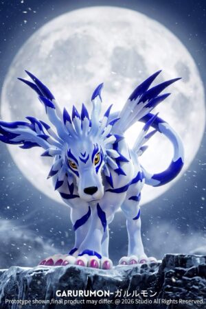 TriROOT Studio Digimon Garurumon Statue