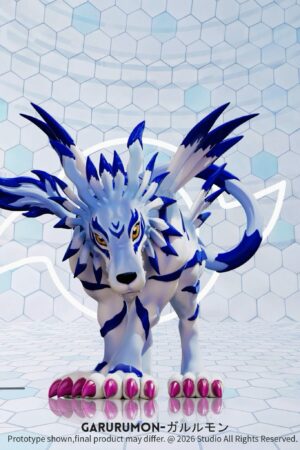 TriROOT Studio Digimon Garurumon Statue