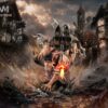 WM Studio Attack on Titan Cart Titan Statue