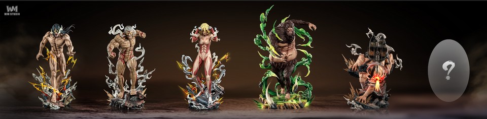 WM Studio Attack on Titan Cart Titan Statue