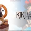 WuYu Studio Kiki’s Delivery Service Jiji & Lily Statue