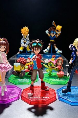 X7-HOUSE Studio Digimon Taiki Kudo & Kiriha Aonuma & Nene Amano Statue