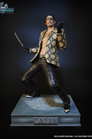 Alternative view of Yakuza – Goro Majima 1/6 Scale TOPGK Statue – Chocobo Studio