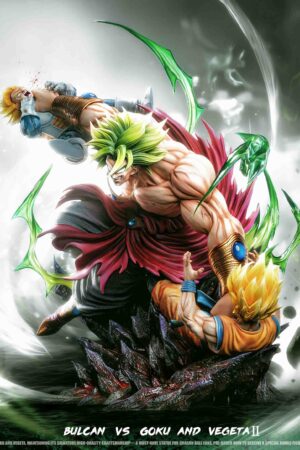 Yi Shou Studio Dragon Ball Z Broly vs Goku & Vegeta Statue