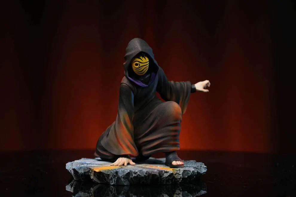 Yuan Huo Studio Naruto Kurama / kyuubi Uchiha Obito Statue