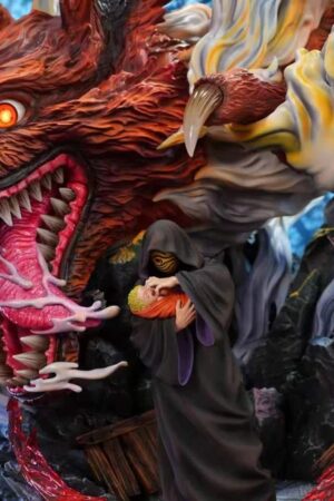 Yuan Huo Studio Naruto Kurama / kyuubi Uchiha Obito Statue