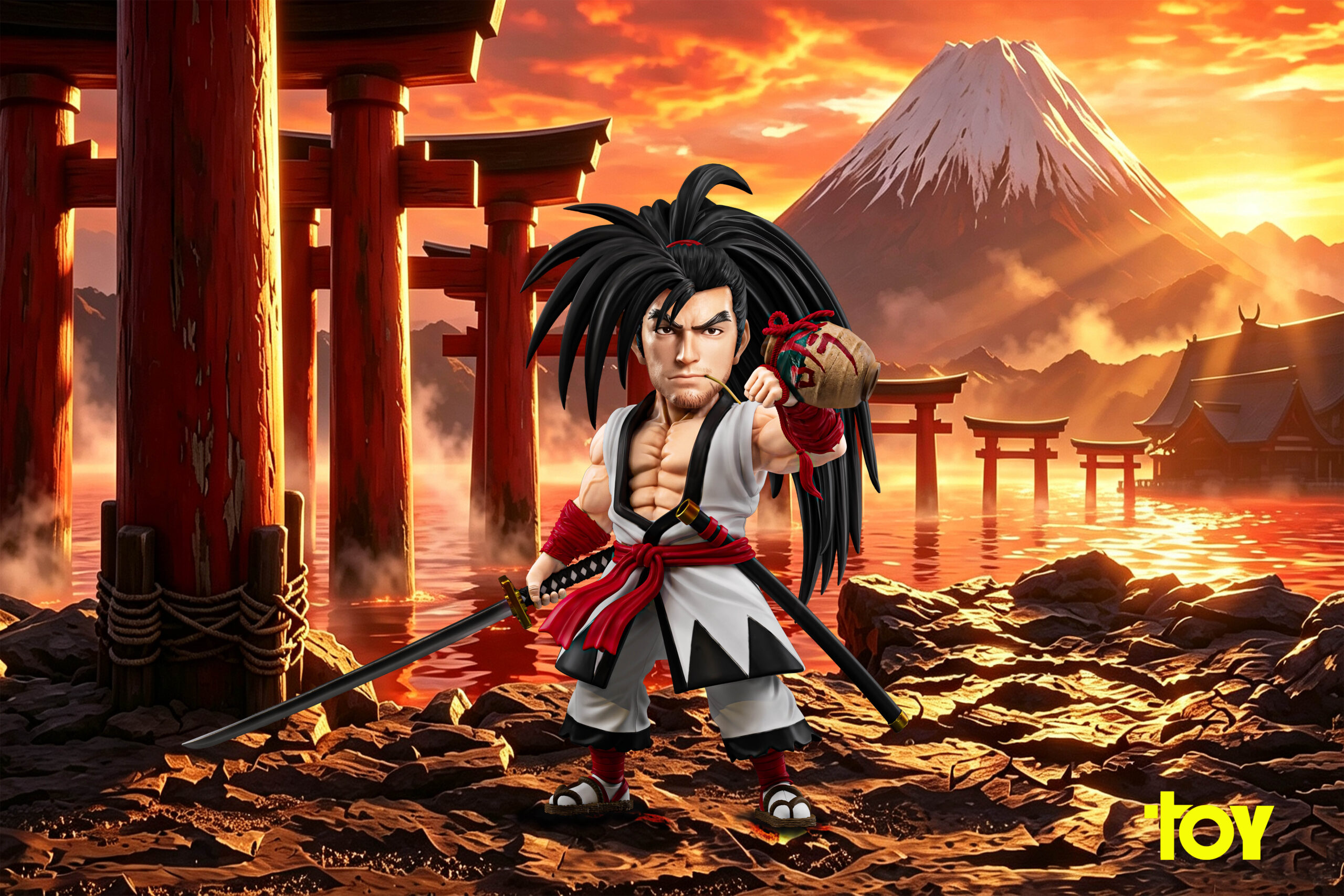 TOY Studio Samurai Shodown Haohmaru Statue
