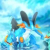MT Moon Pokémon Mudkip, Marshtomp & Swampert TOPGK 1/20 Scale Statue