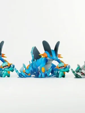 MT Moon Pokémon Mudkip, Marshtomp & Swampert TOPGK 1/20 Scale Statue