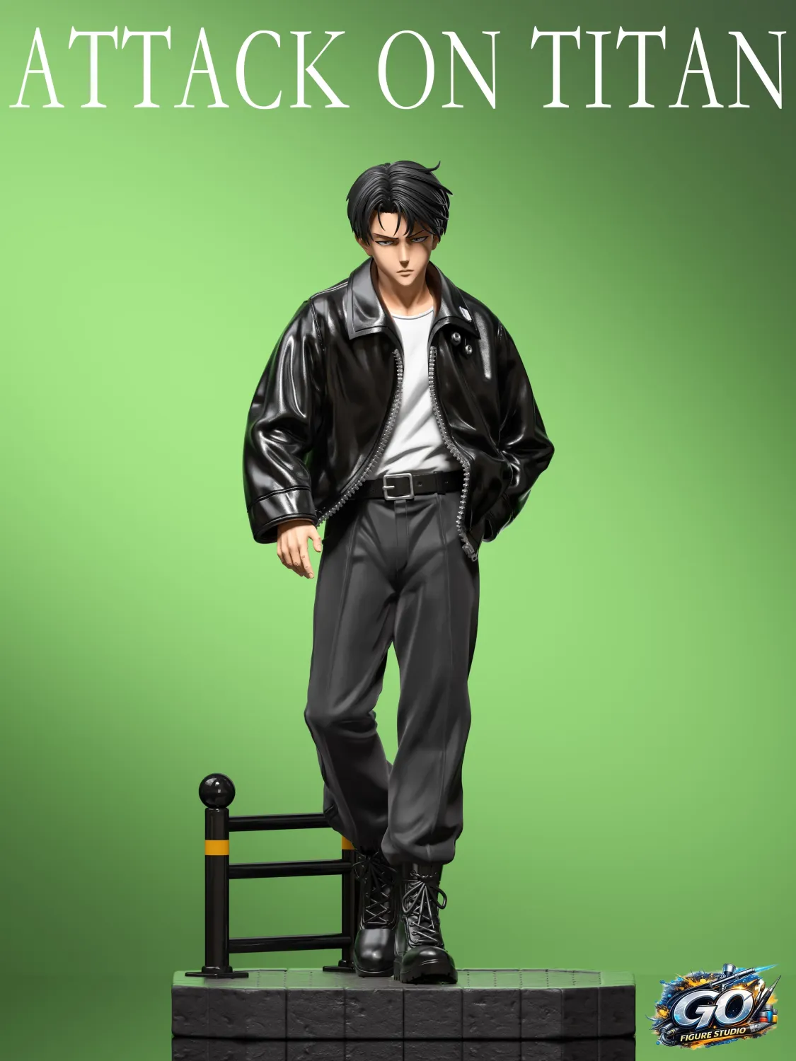 Attack On Titan Captain Levi TopGK Statue- GO FIGURE Studio - Image 2