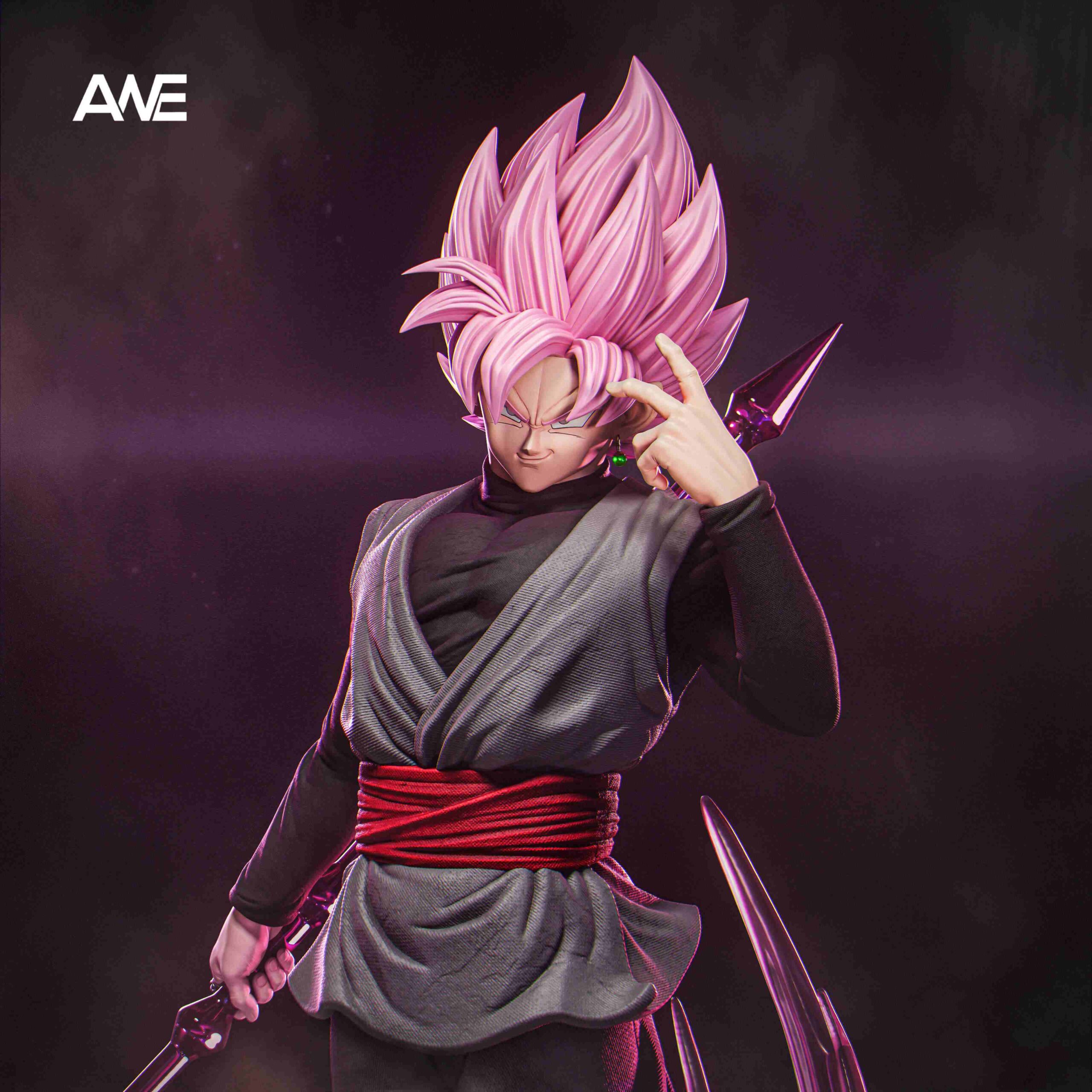 ANE Studio Dragon Ball Goku Black Rosé Statue