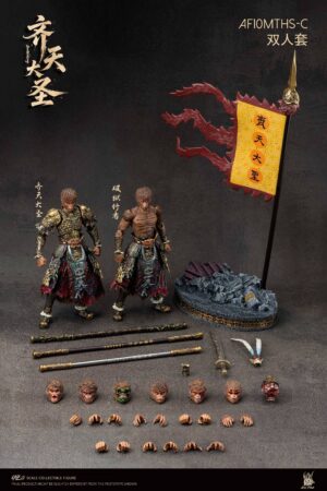 Alternative view of AceFigz – Monkey King – Sun Wukong & Prison Breaker 1/12 Scale Action Figure Set
