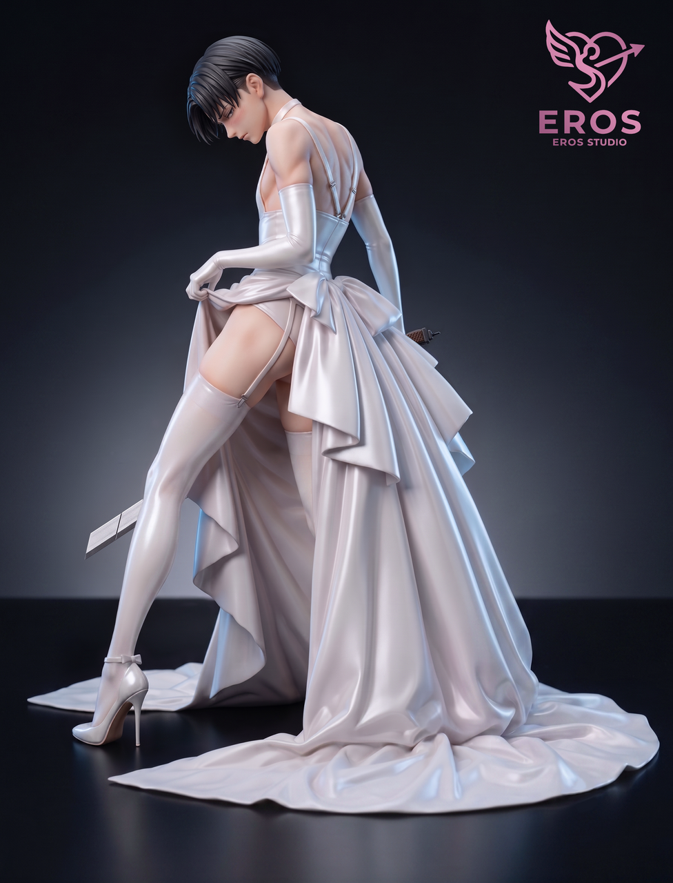 Attack on Titan Levi 16 Scale TOPGK Statue – Eros Studio