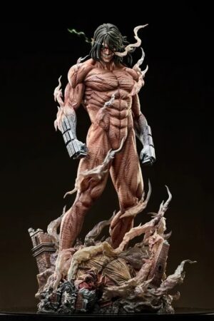 BK Studio Attack on Titan Attack Titan VS Armored Titan Statue