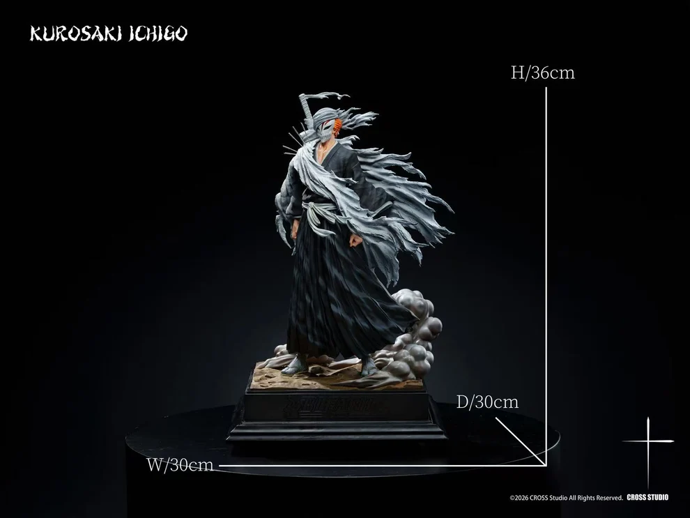 BLEACH Ichigo Kurosaki 16 Scale TOPGK Statue- Cross Studio