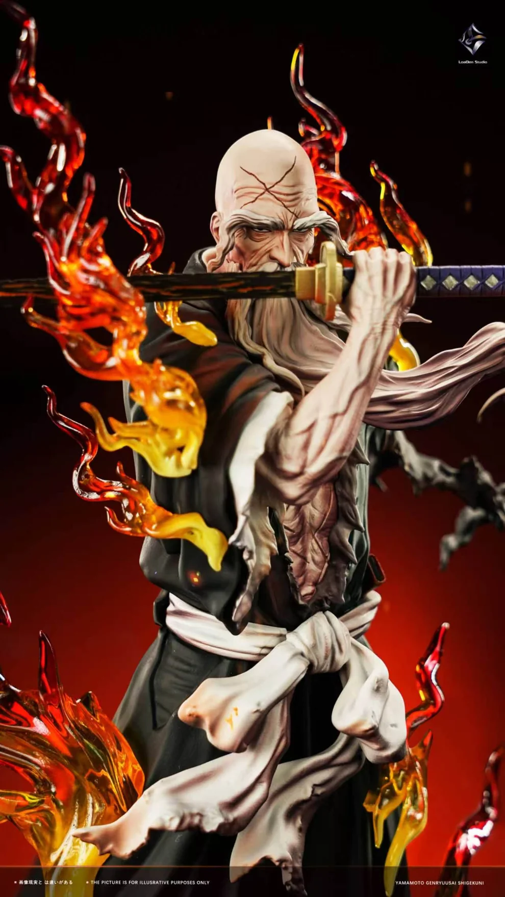 BLEACH Yamamoto Genryuusai Shigekuni 16 Scale TOPGK Statue-LoaDen Studio