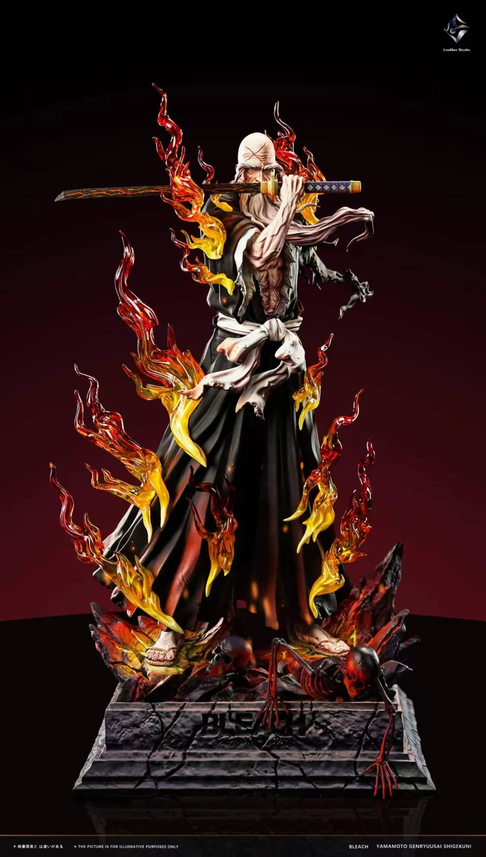 BLEACH Yamamoto Genryuusai Shigekuni 16 Scale TOPGK Statue-LoaDen Studio