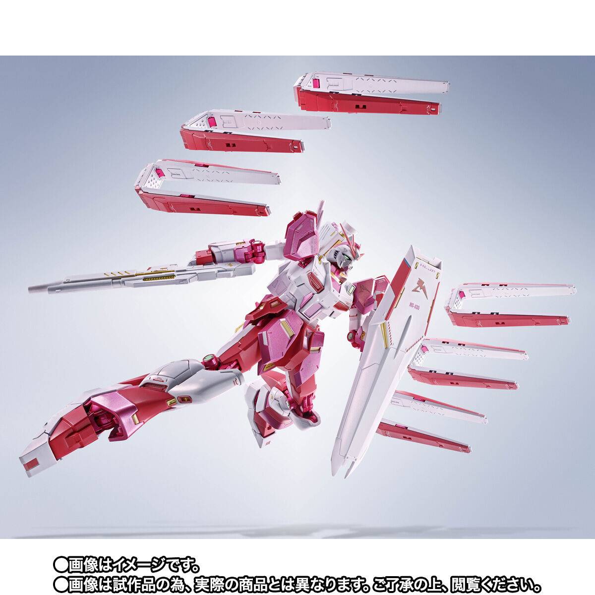Bandai – Mobile Suit Gundam – RX-93 ν Gundam (Sakura Miko Ver.) – Metal Robot Spirits Limited Edition Figure - Image 4