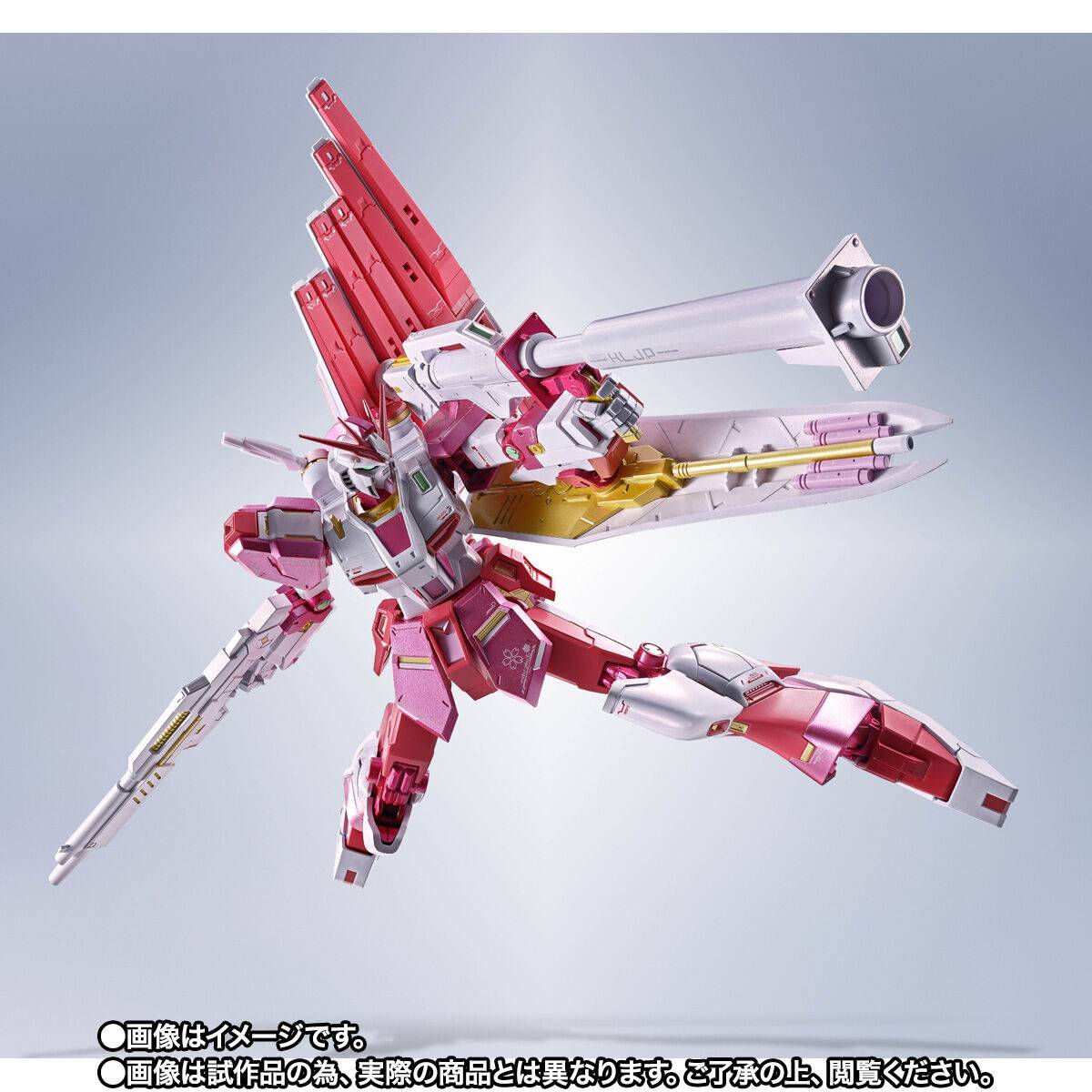 Bandai – Mobile Suit Gundam – RX-93 ν Gundam (Sakura Miko Ver.) – Metal Robot Spirits Limited Edition Figure - Image 5
