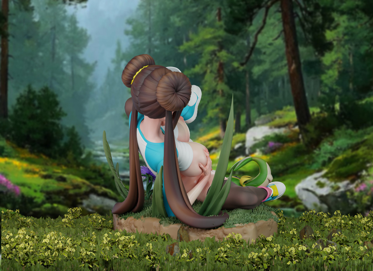 Beast Studio Pokémon Rosa X Snivy Statue