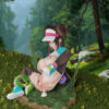 Beast Studio Pokémon Rosa X Snivy Statue