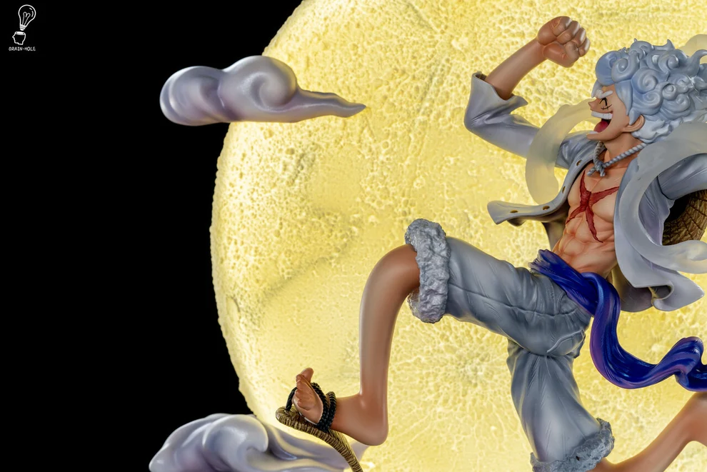 Brain Hole – One Piece – Monkey D. Luffy / Nika LED Statue (Limited Edition) - Image 5