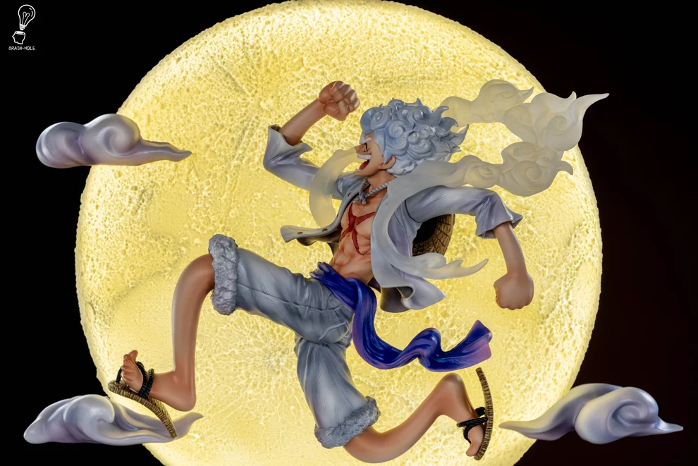 Brain Hole – One Piece – Monkey D. Luffy / Nika LED Statue (Limited Edition) - Image 6