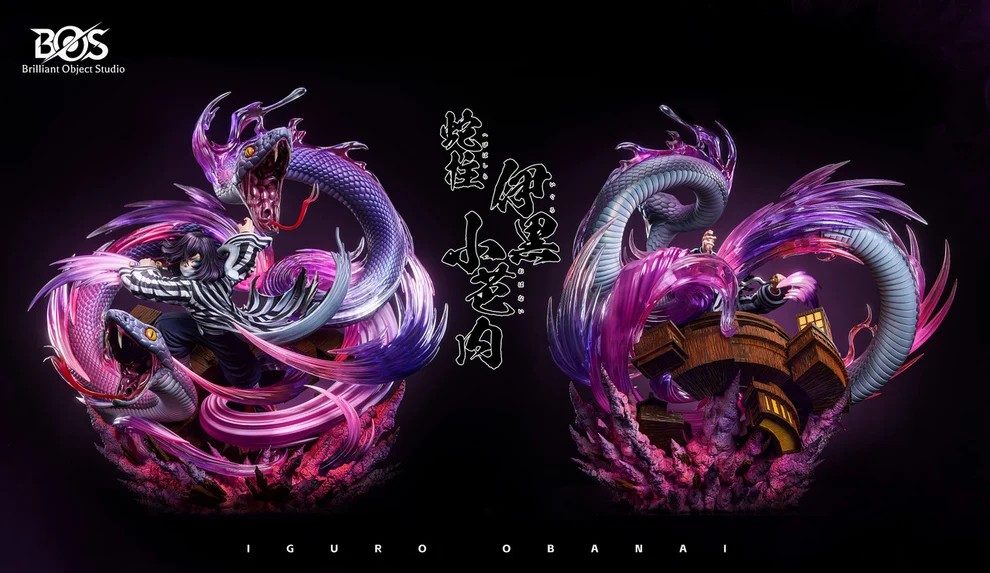 Brilliant Object Studio Demon Slayer Obanai Iguro Statue